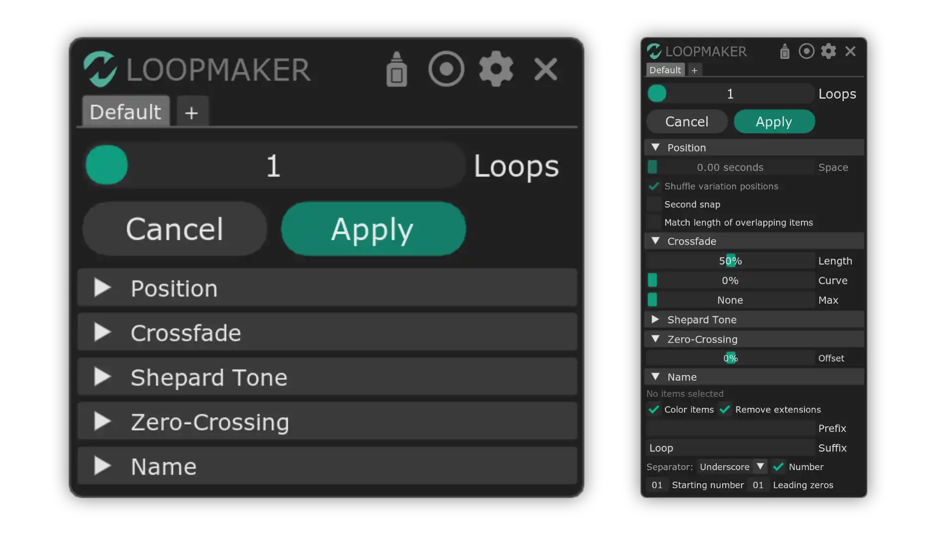 nvk_LOOPMAKER 2 loop controls in Reaper